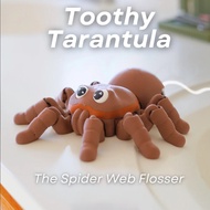 Cross-Border Toothy Tarantula Tooth Tarantula 3D Printing Spider Web Dental Flosser Toilet Decoratio