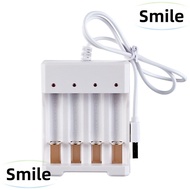 SMILE AA / AAA Battery Charger Professional 2/4 Slot Rechargeable USB Output