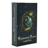 Enchanted Forest Oracle Cards Mystic Forest Tarot  with Meaning on It, 12x7cm, 50-Cards Games