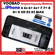 100% Original YOOBAO Battery For iPhone 5s 6 6s 6+ 6s+ 7 7+ 8 8+ X XR XS XS Max with Opening Tools