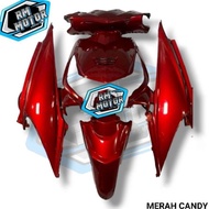 FULL BODY HALUS HONDA BEAT KARBU 2008 - 2012 ( MERAH CANDY ) CUSTOM WARNA GLOSSY CAT DUCCO , BISA RE