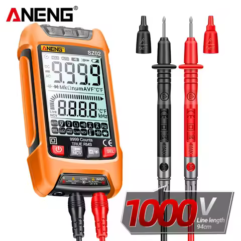 ANENG SZ02 Smart Digital Multimeter Auto Transistor Testers Electrical Temp Capacitance Resistance M