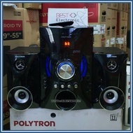 Speaker Aktif Polytron Pma 9505 Pma9505 Pma-9505 Karoke (Hitam)