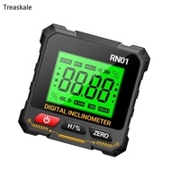TREA Angles Gauges Magnetic Protractor Inclinometer Level Angles Meter Digital Gauges