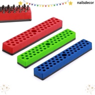 NAILSDECOR Magnetic Hex Bit Holder Organizer, 43 Holes Solid Color Screwdriver Bit Storage Organizer