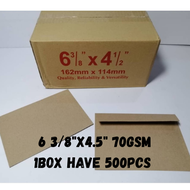 【1BOX=250PCS/500PCS ! ! !】LION FILE BROWN / WHITE ENVELOPE 6 3/8x4.5 / 4.5x9.5 / 7x10 / 9x12 3/4 / 1