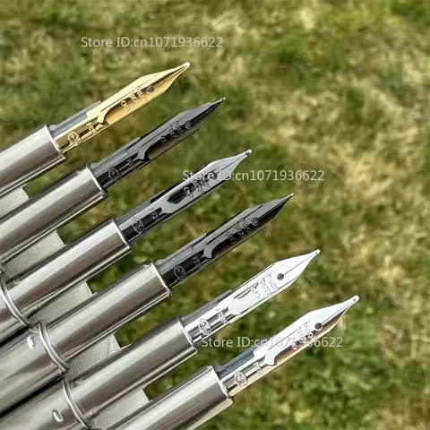 Sophisticated Original Pilot Capless FC-15SR Press Pen 18k Gold Pen Nib Black/Silver/Gold Fountain P