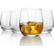 Set Alat Minuman Kristal Tumbler Kaca Minuman Tinggi KingCrystal Utop – Set 4-PC 30 ml