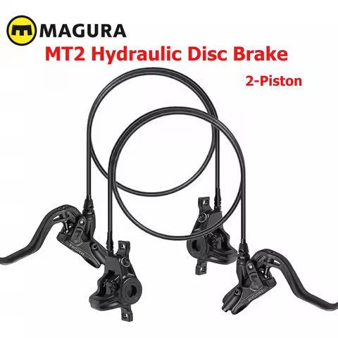 MAGURA MT2 Hydraulic Disc Brake 2-Piston Lever & Caliper Front Brake 950mm Rear Brake 2200mm