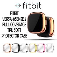 FITBIT Watch Versa 4 / Watch Sense 2 Soft TPU Cover Fitbit Versa4 / Sense2 Smart Watch Protective Ca