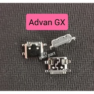 Konektor Cas Aja Advan Gx Original Connector Charger Port Usb Ces Only