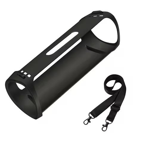 Waterproof Bluetooth-compatible Speaker Case Adjustable Strap Silicone Wireless Speaker Case Anti Fa