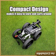[Toolroom] Golf Push Cart Foldable Compact Adjustable Umbrella Holder with Brake with Scoreboard 4 W