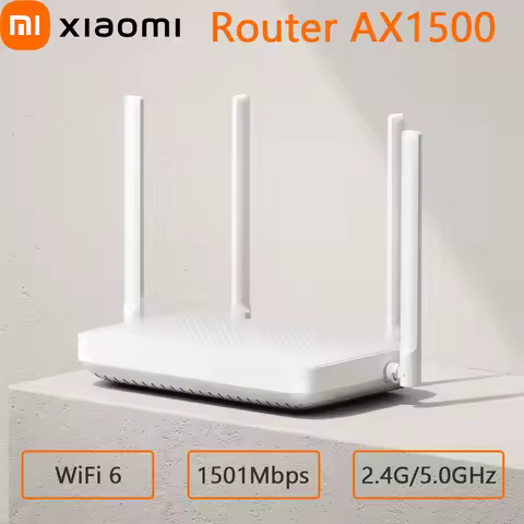 Xiaomi Router AX1500 WiFi 6 1501Mbps 2.4 5G Dual Band Ethernet Port OFDMA Transmission Mesh Networki