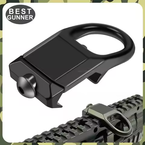 Tactical Quick Detach RSA GBB Buckle QD Sling Steel Mount Attachment Adapter Fit 20mm Rail Hunting A