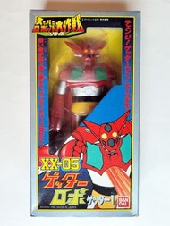 超級機械人大作戰 スーバーロボツト大作戰 XX-05 Getter Robot 三一萬能俠 22cm Soft Vinyl Sofubi Figure 搪膠 Bandai 1990年 24.5 X 1