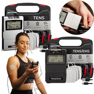 MOSUKER TENS/EMS Rechargeable Tens Unit Muscle Stimulator, Back Pain Relief, Period Pain Simulator, 