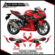 HONDA Striping Cbr 250 RR New K64N Graphic Winter Test Cbr250rr Decal/ Year 2023, 2024, 2025 New Cbr