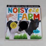 Preloved Buku NOISY FARM Sound Book Buku Hewan Buku Pengetahuan Anak