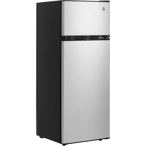 7.5 Cu. Ft. Compact Refrigerator Two Door Mini Fridge with Energy-Efficient Quiet Operation for Dorm