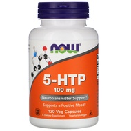 ✅READY STOCK✅ Now Foods 5-HTP 5HTP 5 HTP 100 mg 60 / 120 Veg Capsules / 50 mg 30 veg caps / 180 veg 