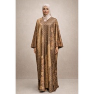 Kaftan Batik & Plain Moden Muslimah | Jubah Longgar Viral Raya [Plus Size]