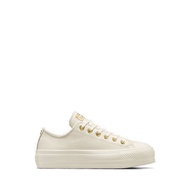 Converse CTAS Lift Platform Gold Women's Sneakers - Egret/Egret/Gold