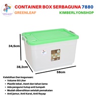 50 Liter Container Box 7880 Green Leaf