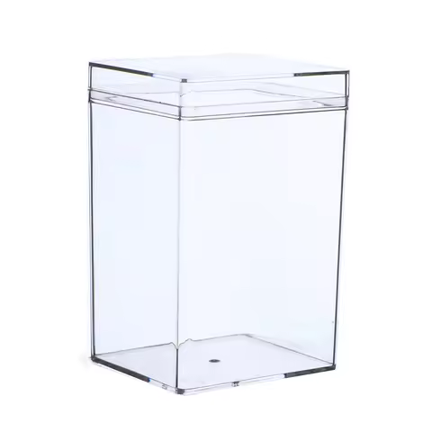 Transparent Rectangular Plastic Box - Gift Packaging for Biscuits, Candies & Dolls