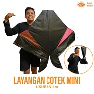 Layangan Cotek Belolong Small - Layangan Cotek Knockdown - Layangan Cotek 1 meter - Layangan bebean 