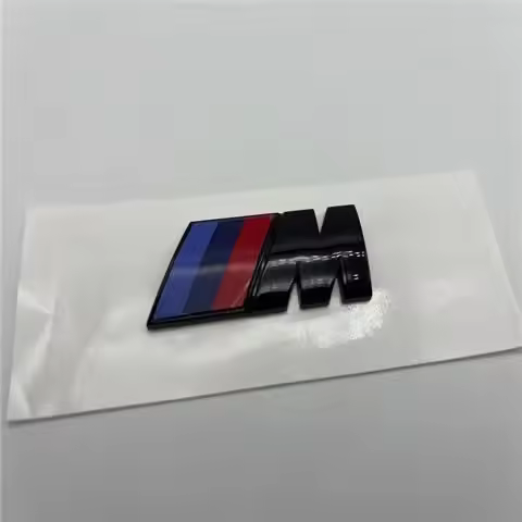 Car Fender Side Emblem Rear Trunk Badge M Logo Sticker For BMW M M3 M4 X5 X1 E28 E34 E39 E60 F10 F90