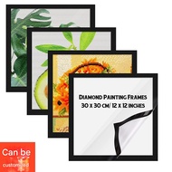 Hot Selling Custom Diamond Painting Frame 30x40 Magnetic PVC Wall Decal Art
