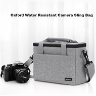 Oxford Travel Camera Sling Bag Digital DSLR Camera Bag Carrying Shoulder Strap Camera  Messenger Bag