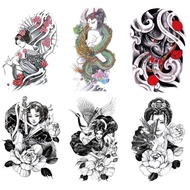 Balltest Geisha Beauty Waterproof Temporary Tattoo Sticker