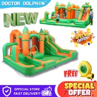 Inflatable castle, large outdoor children's slide inflatable slide, children's playground gift