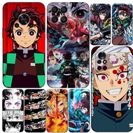 Case For Huawei y6 y7 2018 Honor 8A 8S Prime play 3e Phone Cover Soft Silicon Akaza Rengoku Demon Slayer