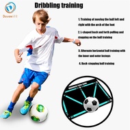 Dovewill Football Footstep Training Mat Corner Football Field Ground Footwork Dribble Training Mat F