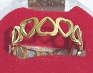 10K Saudi Gold Heart Ring