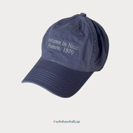 Sebs. | 019 AUTUMN IN NICE FRANCE 1970 (MIDNIGHT BLUE) | BASEBALL CAP