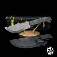 TOPS KNIVES มีดสายลุย Tracker วัสดุ D2 Full Tang ด้ามไฟเบอร์กลาส ซอง Kydex เหมาะแคมป์ปิ้ง เดินป่า