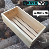 Wooden Tray 35x18x10 cm Gift Box Tray Wooden Tray (WTV-52)