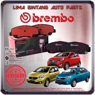 Perodua Myvi Lagi Best  Icon  Axia  Bezza Front Brake Pads  Disc Brake Pad Brembo Ceramic NAO *Origi