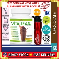 Vital Lean @ VitalLean Meal Replacement HALAL(Choc), 1kg,33 Ser, 0g Sugar, 92 Calorie+FREE W.Bottle vs NH Nutri Grains