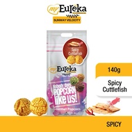 Eureka Spicy Cuttlefish Popcorn Aluminium Pack 140g