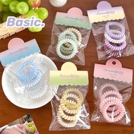 Taiwan Taiwan Ready Stock Ready Stock💕Big Circle Small Circle Girly Style Laser Phone Cord Hair Circ