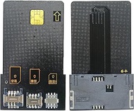 4 in 1 smart Card sim Card Adapter for IC Card, SIM Card with 2FF 3FF 4FF Mini Micro Nano Size