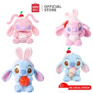 MINISO Lilo &amp; Stitch Huggable Stuffed Toy Plush Collection 10in. (Stitch/Angel Cherry/Angel Flower/11in.Stitch)