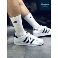 [Genuine Brand] Champion cotton Sports Socks White/Black Turtleneck - SXMB3N