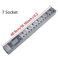 PDU รางปลั๊กไฟพ C14 Interface 2-14 เต้าเสียบสากลซ็อกเก็ต ป้องกันไฟ Digital Voltmeter Power Energy Me