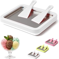 Rolled Ice Cream Maker Instant Ice Cream Maker Instant Gelato Pan Roll Uooker Aluminium Alloy DIY Ro